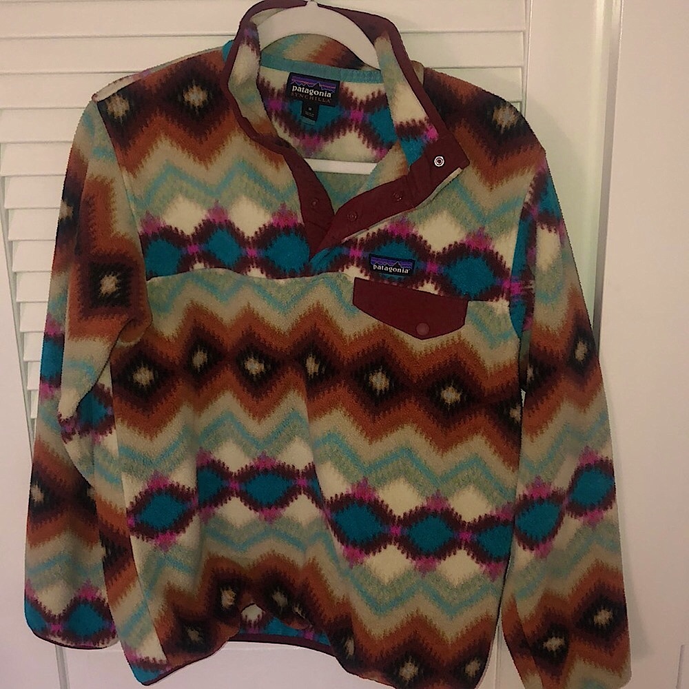 Synchilla Patagonia Pullover- M 🎨🍁🍂🌈